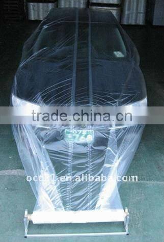 paintable HDPE masking film for auto paint, plastic sheeting