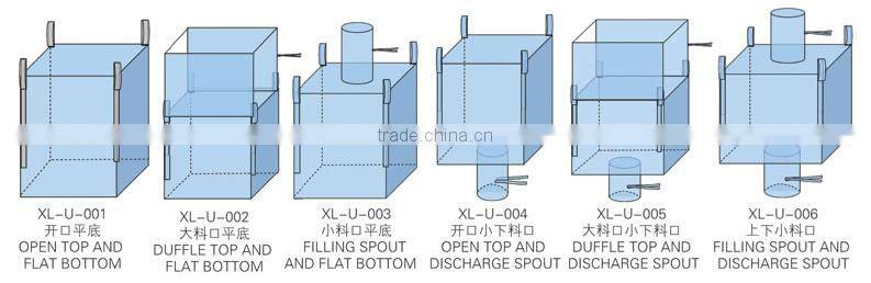 Fibc bag flexible container pp bulk bags 1000kgs