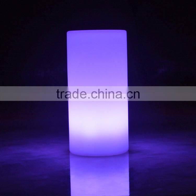 Cylinder table lamp with remote/APP/Mobile control for hotel home party