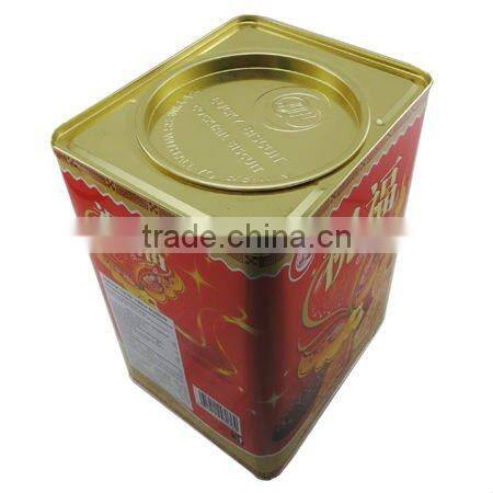 2KG family-size tin cookie jar