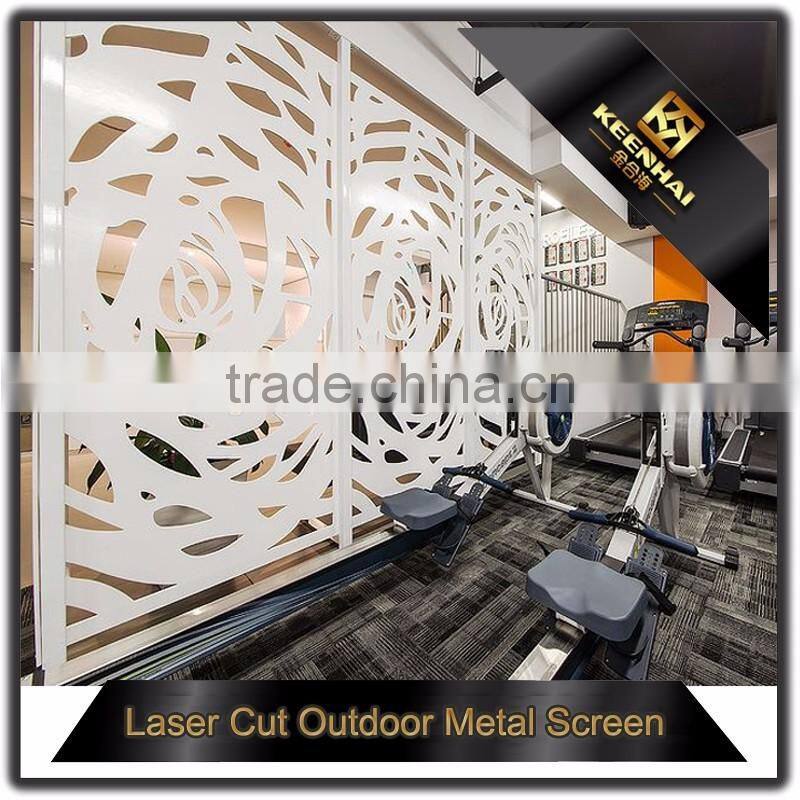 Laser Cut Aluminium Decorative Interior Perforated Metal Wall Cladding Panels