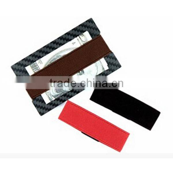 Alibaba real carbon fiber minimalist wallet money clip