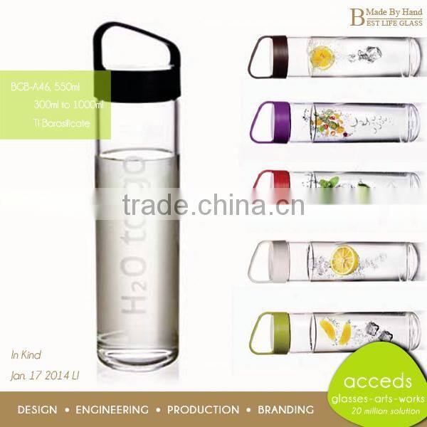 Wholesale Custom Glass Fruit Lemon Juice Bottle