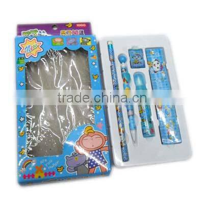pencil ballpen eraser ruler back to school set in color box