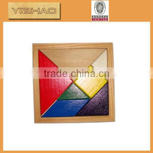 China supplier YZ-wt0001 high quality tangram puzzle game