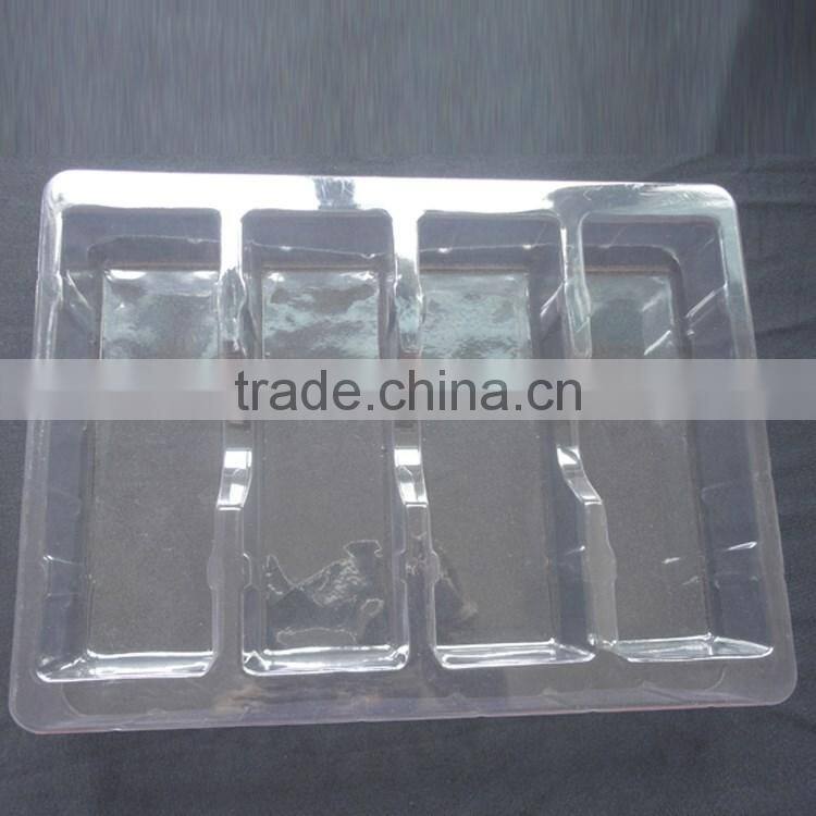 Selling food grade PS disposable plastic take away lunch box with compartment