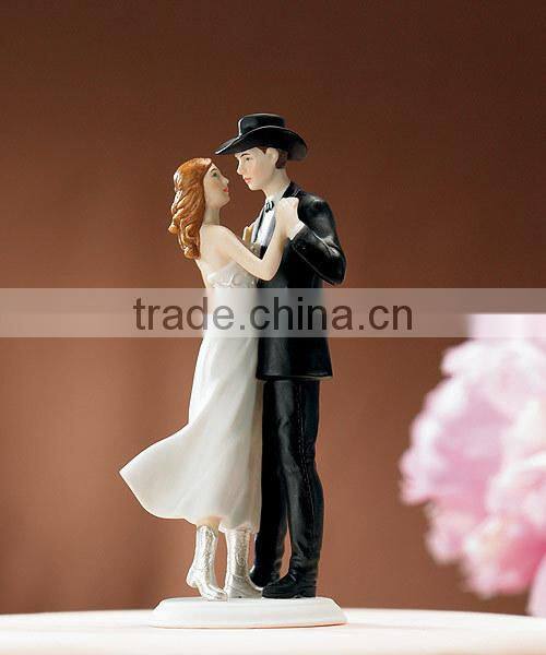 wedding cake decoration resin bride and groom cake top