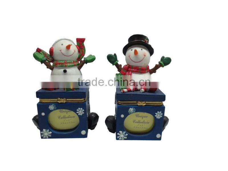 2014 new handmade resin christmas snowmen for sale