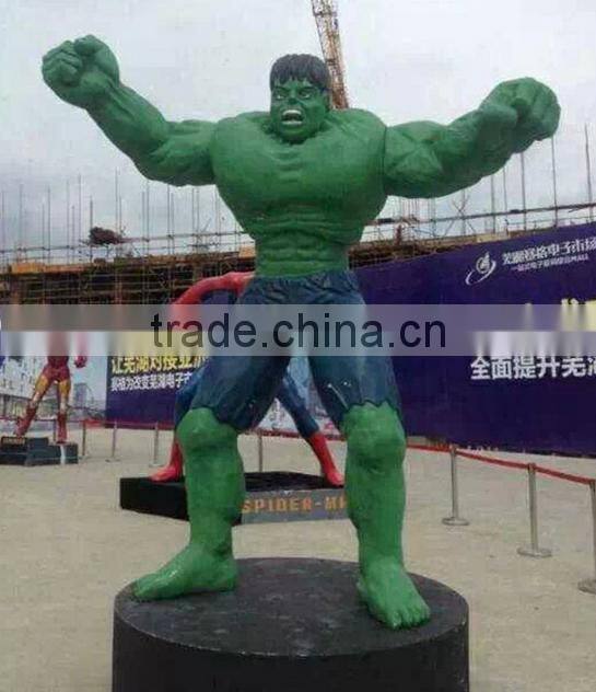 Marvel Comics Figure Fiberglass Statue batman spiderman captain of american hulk statue