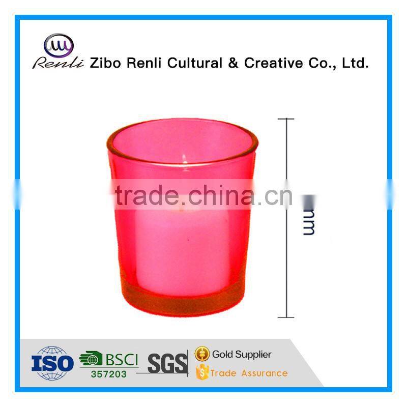 Wholesale Colored Glass Tea Light Candle Holder for Holiday