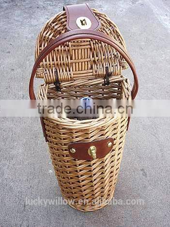 popular product wicker basket red wine packing basket(factory provide)