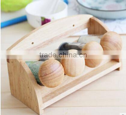 bamboo spice rack set with glass jar, bamboo spice rack with glass jar, wooden spice rack