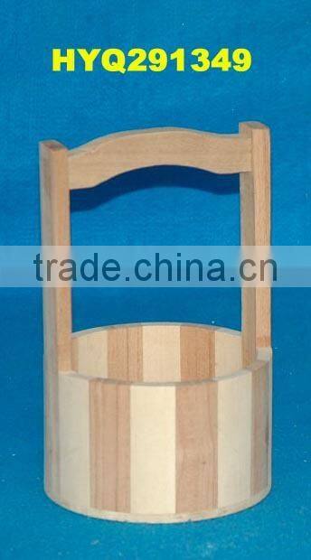 pine wood basket