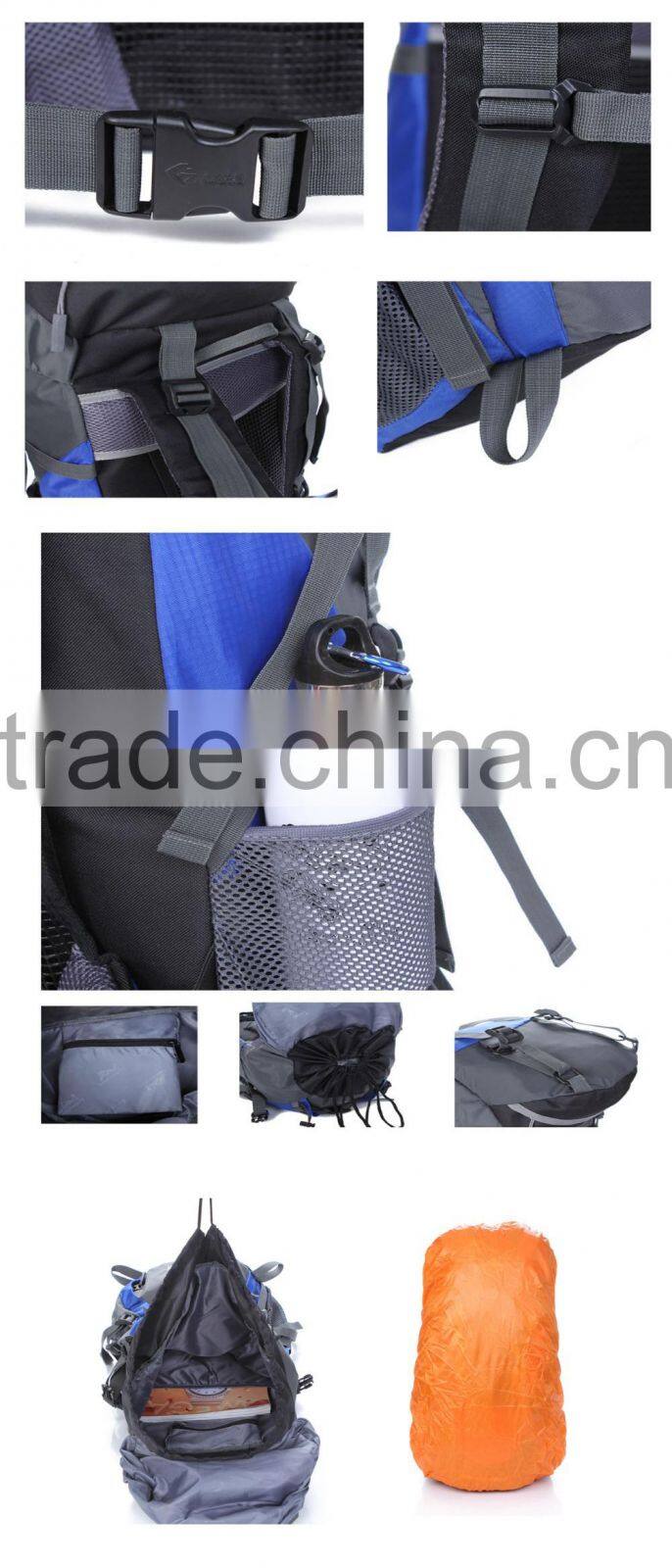waterproof multi-functional custom climbing mountain camping hiking backpack