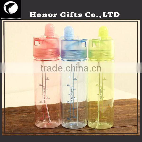 Eco-friendly BPA Free Water Spray Insulated Plastic Water Bottle