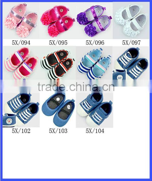 2015 Fashion Toddler Baby Boy Girl Blue Jean Soft Sole Shoes Sneaker alpargatas Size 0-12