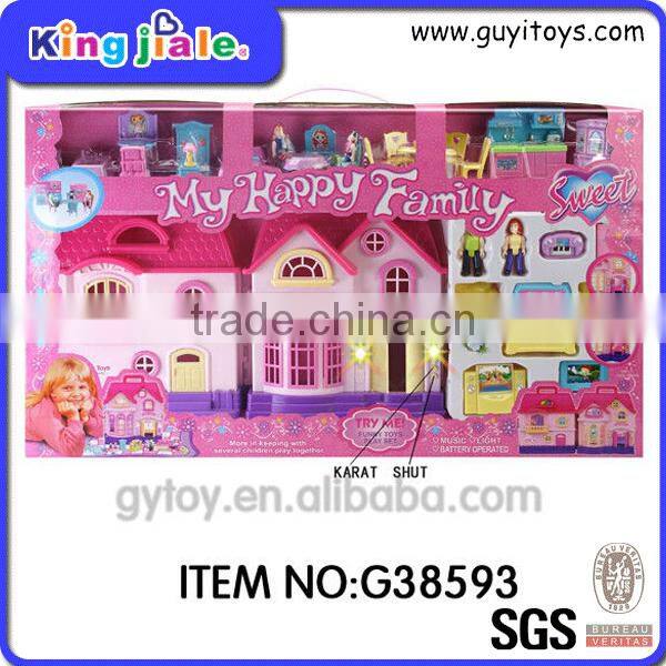 China manufacture professional plastic toy baby house