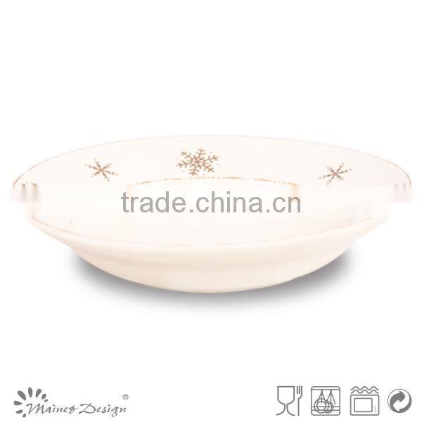 High Quality Hot Sale Christmas Ceramic Dinner Set Soup Bowl