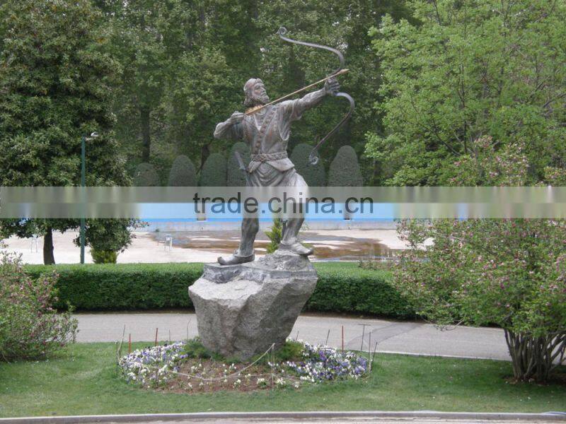 famous sculptures garden Arash the Archer for saudi arabia