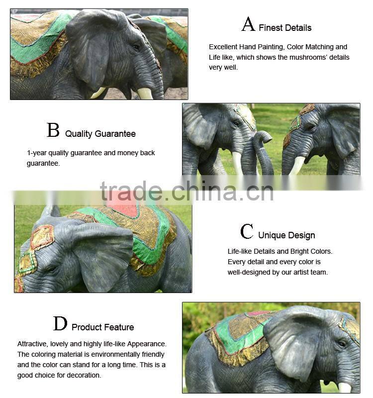 alibaba promotion outdoor decoration resin craft elephant fiberglass animals for sale