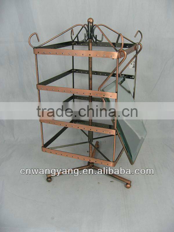 Jewelry holder wiht mirror