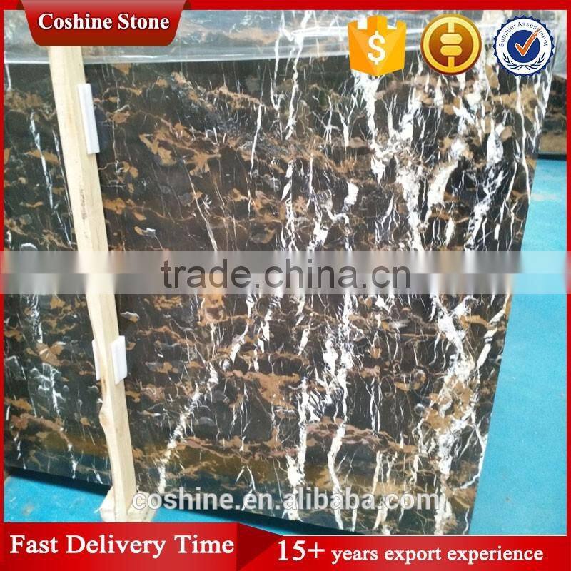 Nero portoro gold marble slab on sale