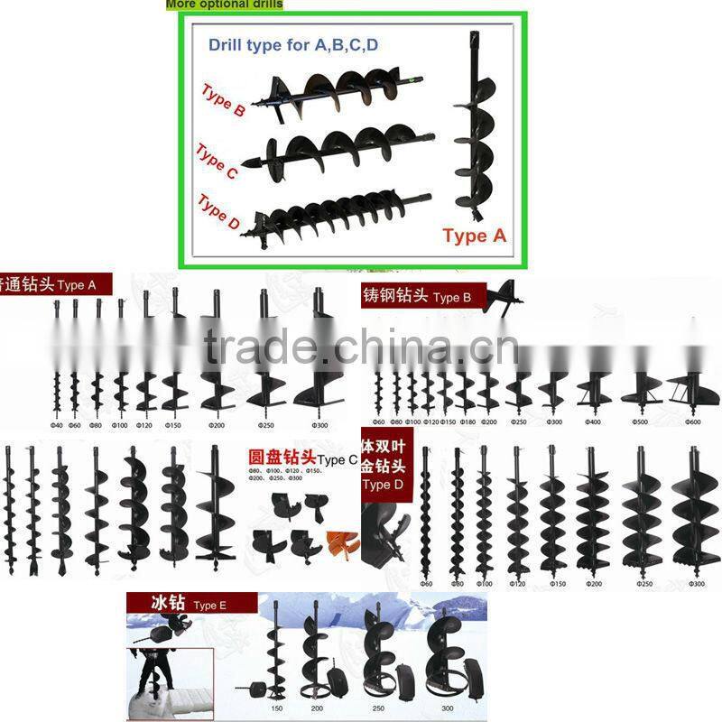 71cc 2400w Portable Ground Drill Earth Hole Drilling Machine Hand Soil Auger