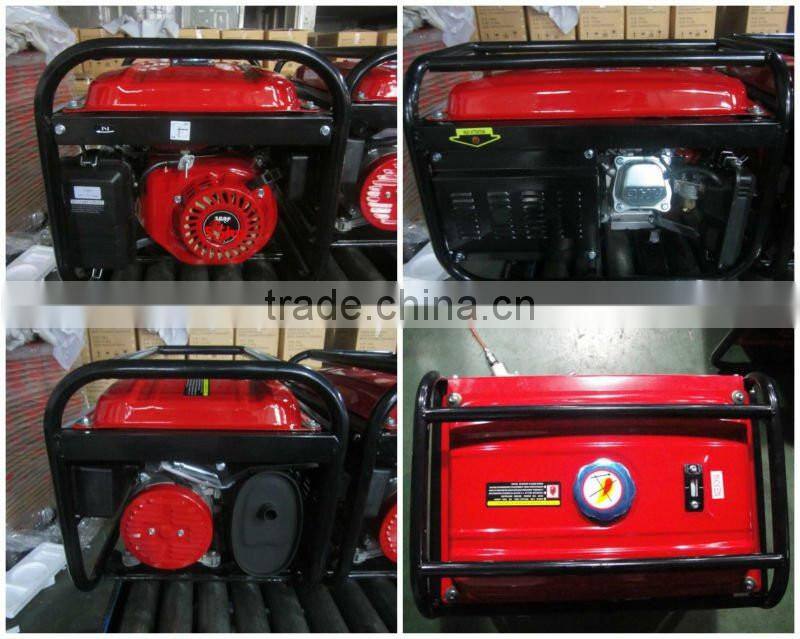 5.5hp portable gasoline generator sets 2kw,gasoline engine with168