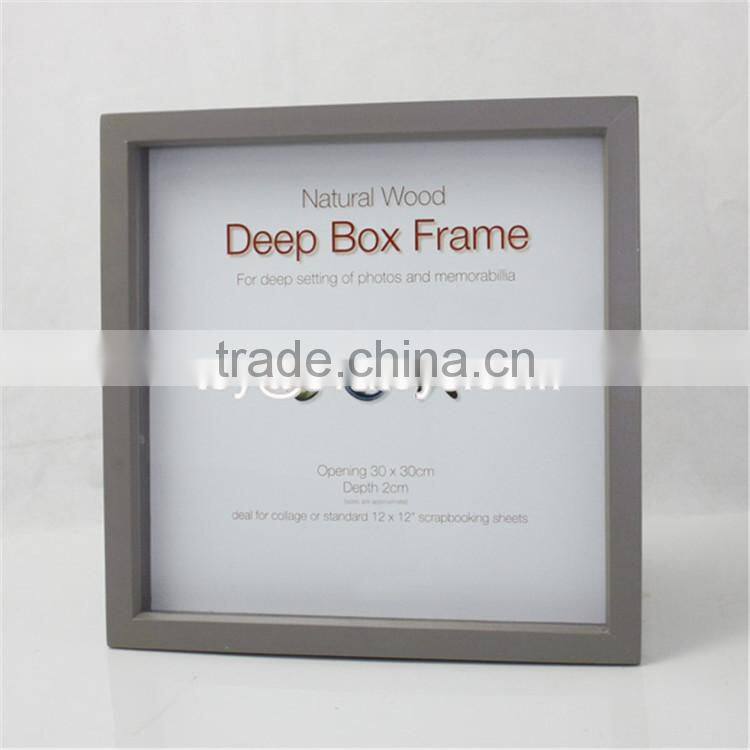 Wholesale home decoration black wooden cheap picture frames W09A006