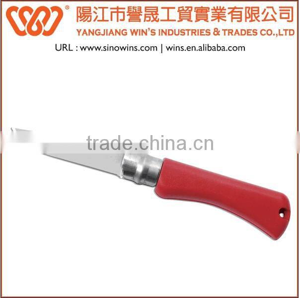 A22150 Partial Serrated Blade Folding Pocket Knife Metal Folding Utility Knife