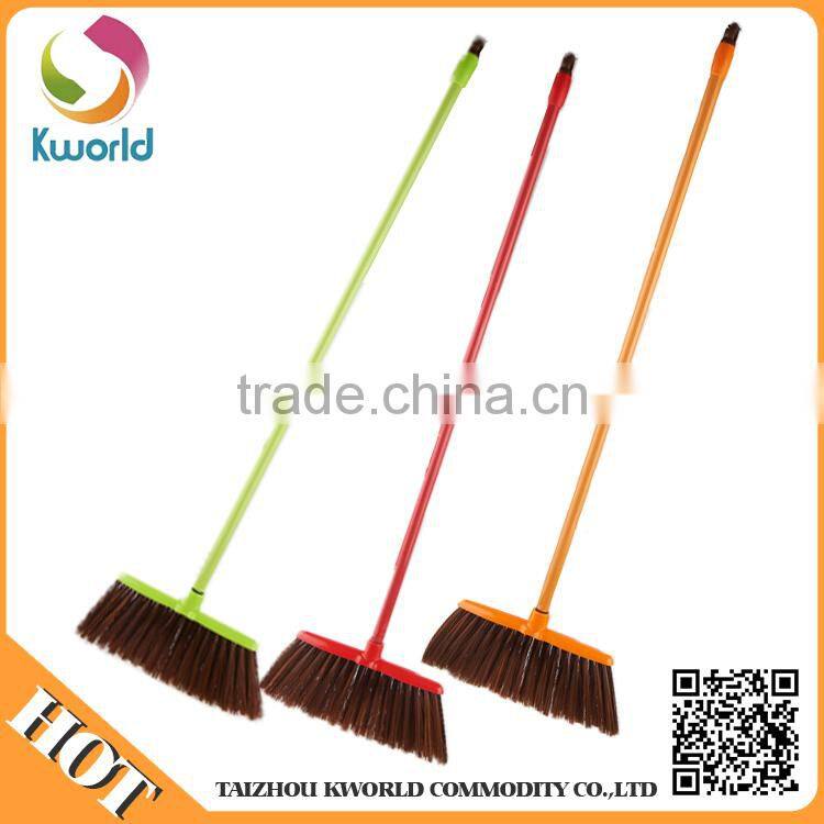 Compact low price economic plastic garden broom