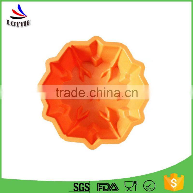 2016 China Manufacturers FDA & LFGB standard circular silicone cake mold with custom or printing