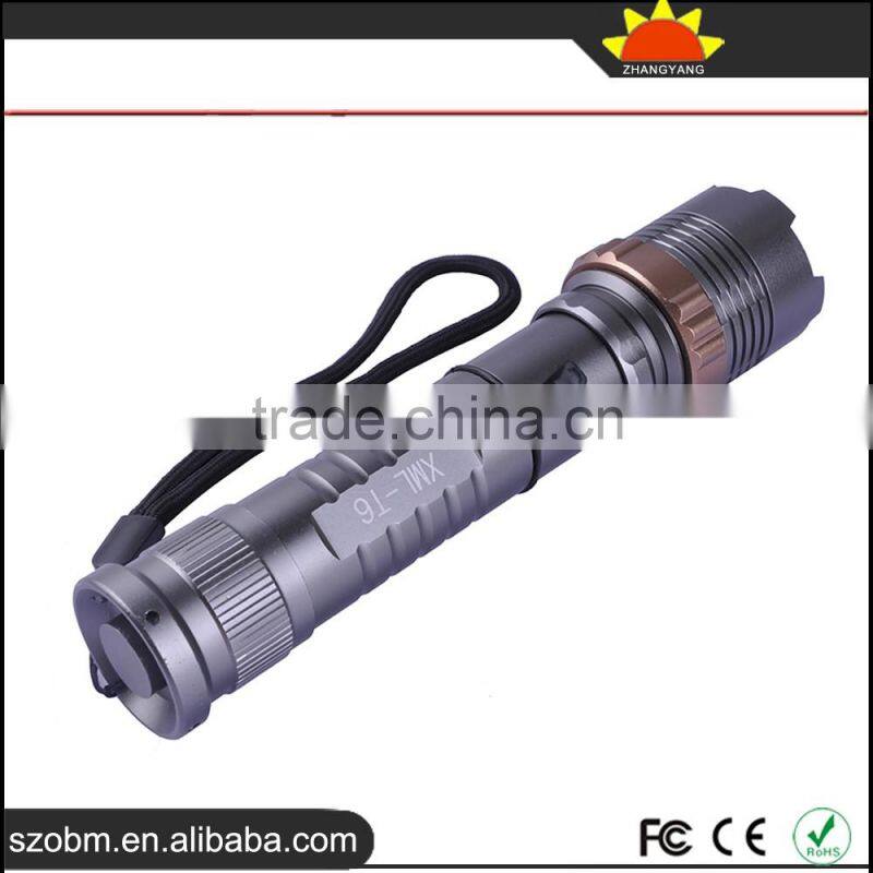 Wholesale OEM Focus Adjustable XM-L T6 LED 920 Lumens Flashlight Torch
