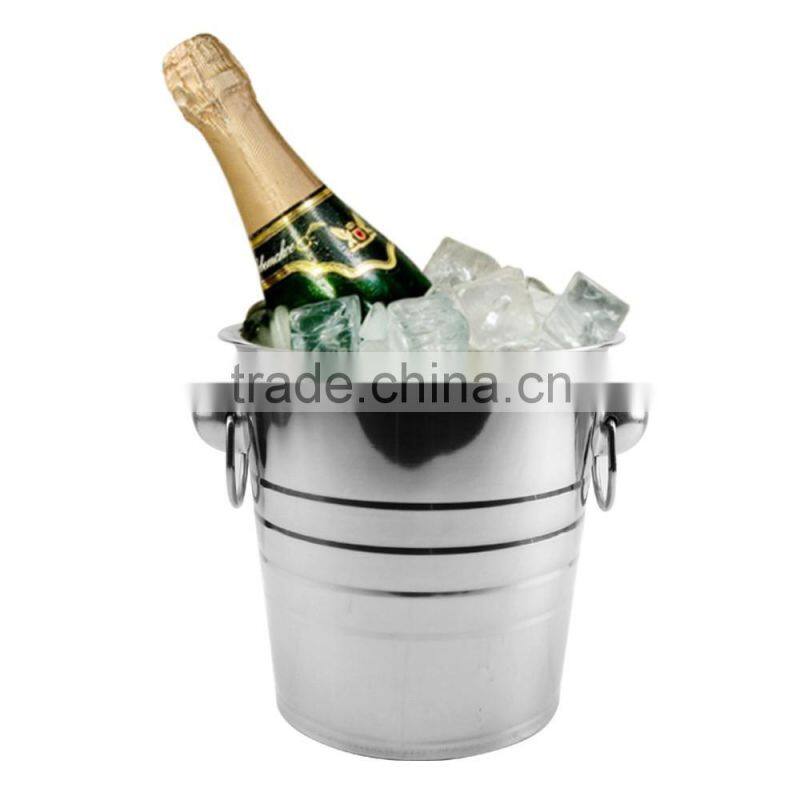 Wholesale champagne Beer Ice Bucket Custom Bulk Stainless Steel Metal Ice Bucket