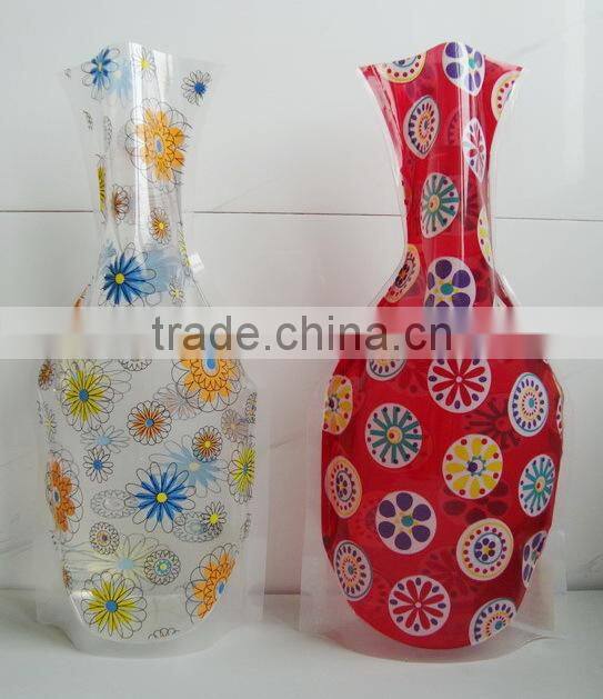 PET disposable plastic flower vase