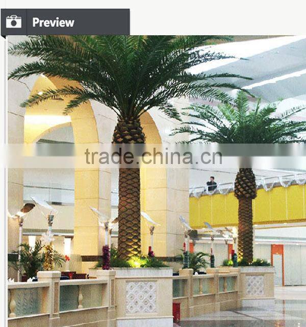 PU high quality outdoor indoor Artificial coconut palm tree