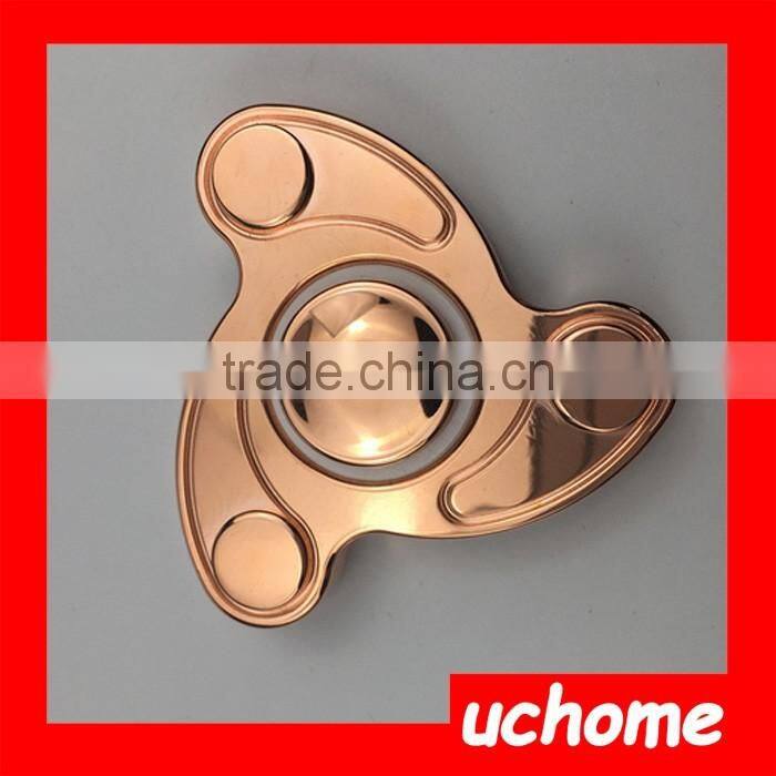 UCHOME Hot sale China EDC toy mini spinner fidget toy hand pinner with brass