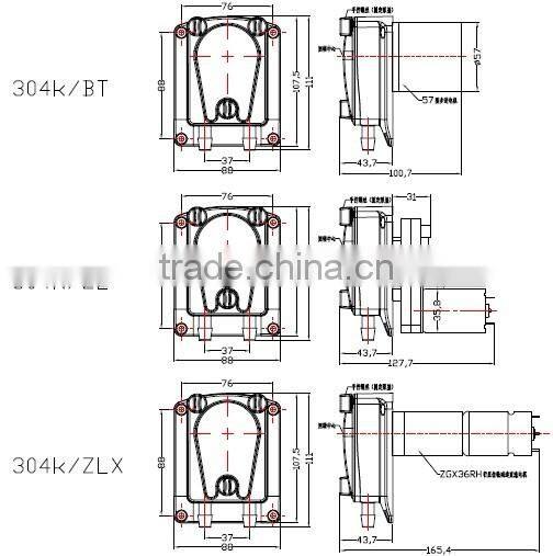 Hot sell stepper motor 12V water pump from OEM popular model for all range wild applications