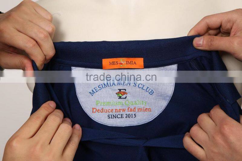 newest solid polo shirts for men in china