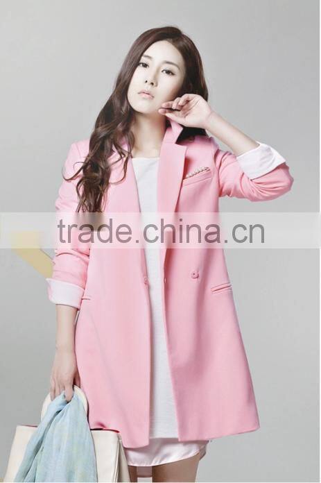 Pink Leisure And Fashion Women's Suit