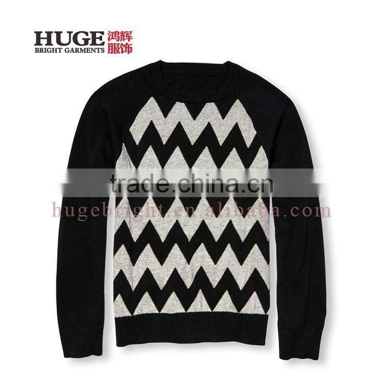 Boy's Wave Knit 100% Cotton Latest Knitting Sweater Designs For Boys