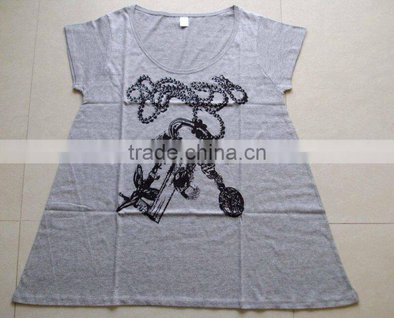 2014 fashion women t shirts with short sleeve