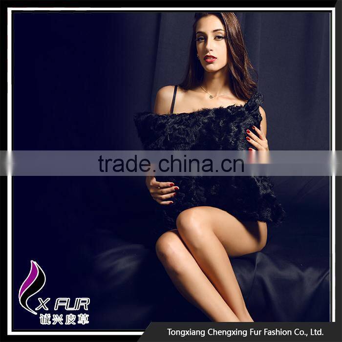 CX-D-98 New Design Lamb Fur Cushion Cover