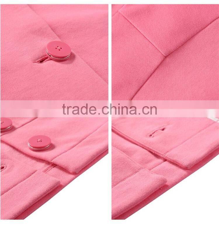 autumn outfit fashionable vigor single-breasted long-sleeved fleece jacket