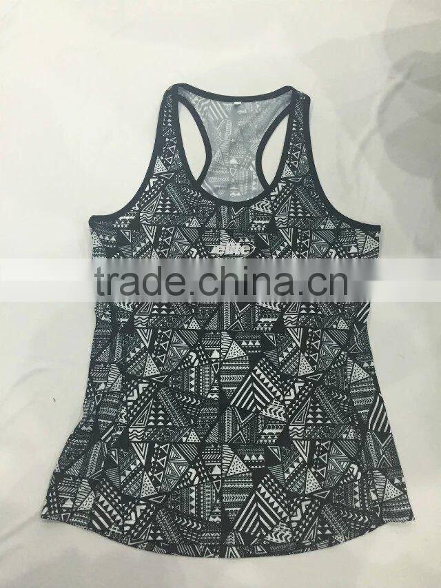Ladies sexy hot selling sports vest running top