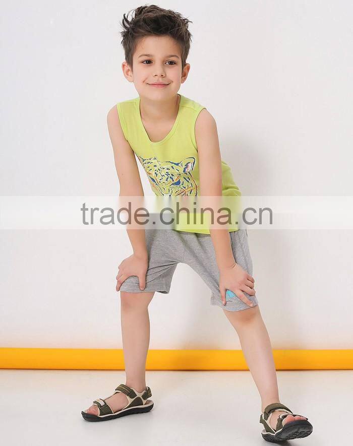 Casual amazing tiger printed boys vest