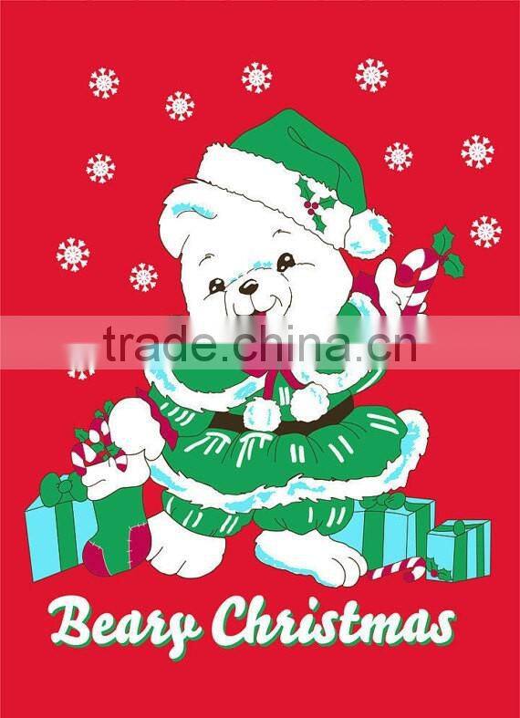 2016 New design 100% organic cotton ugly christmas knitted pullover sweater