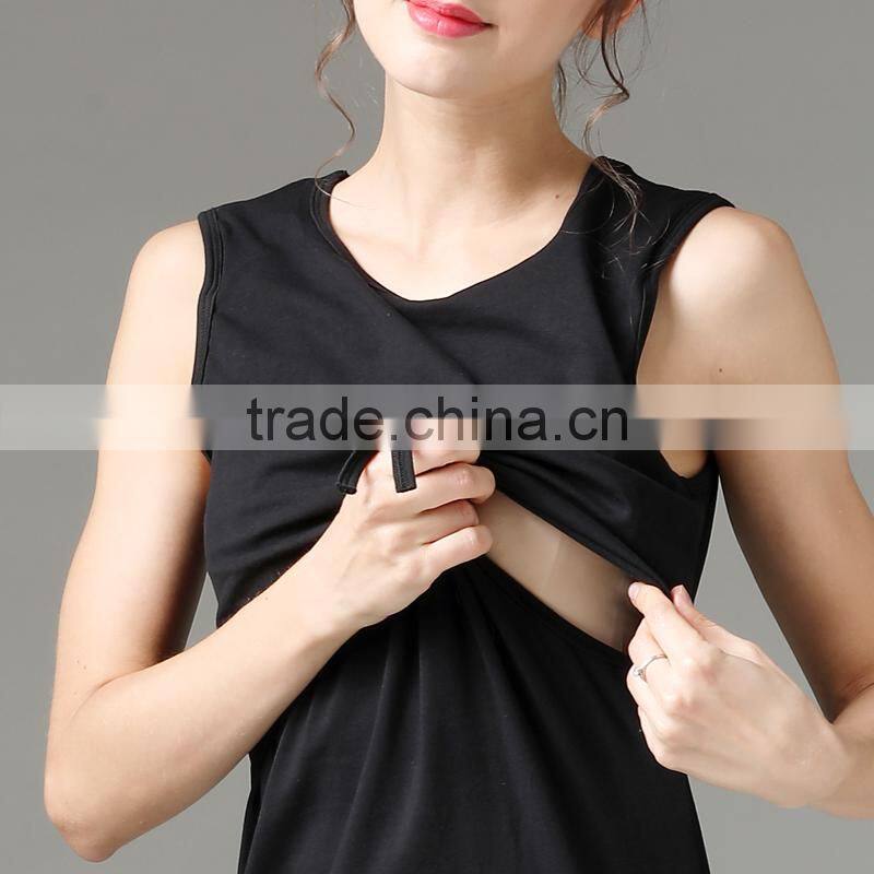 Emotion Moms Summer OEM Service Europe Long Breastfeeding Maxi Dress Maternity Evening Dresses