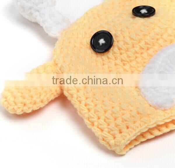 Hand Made Cartoon Animal Winter knitted Baby Crochet Hat