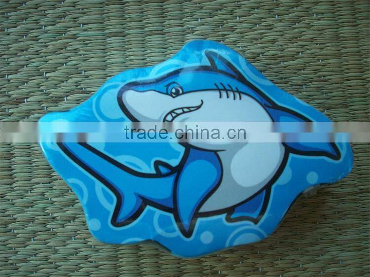 custom print shape 100% combed cotton compressed towel